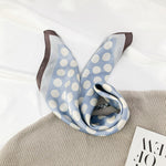Load image into Gallery viewer, Silk Like Polka Dot 70x70 Scarf Multi-Color Women M5A346