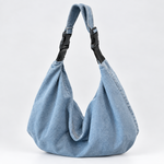 Load image into Gallery viewer, Women's Washed Denim Crossbody Shoulder Bag N6J196