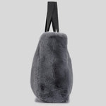 Load image into Gallery viewer, Faux Mink Tote Bag Women Large Shoulder Handbag S5P810