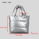 Load image into Gallery viewer, Lightweight Nylon Puffer Bag Women S5P792