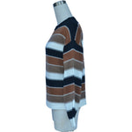 Load image into Gallery viewer, Splice Design Sweater Women Black Casual Long Sleeve N5A912