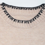 Load image into Gallery viewer, Round Neck Split Hem Sweater Women Multiple Colors N5A799