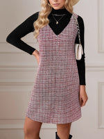 Load image into Gallery viewer, Sleeveless Tweed Dress Women Multiple Colors N5A424