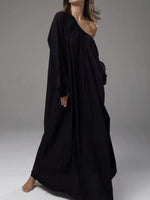 Load image into Gallery viewer, Brown Lounge Robe Dress Women N6C200