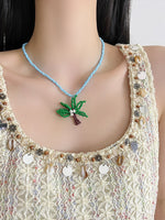 Load image into Gallery viewer, Bohemian Coconut Seashell Bead Necklace Women N6A210
