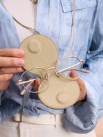 Load image into Gallery viewer, Genuine Leather Neck Lanyard Magnetic Sunglasses Clip N6B188