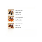 Load image into Gallery viewer, Resin Wood Drop Heart Round Silver Stud Earrings N6H090