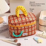 Load image into Gallery viewer, Retro Color Block Makeup Bag Waterproof Portable S5P727