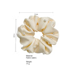Load image into Gallery viewer, Solid Satin Pearl Scrunchie High Elasticity Women N6H184