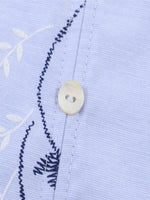 Load image into Gallery viewer, Embossed Embroidery Print Open Front Shirt Women N6C265