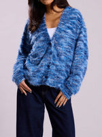 Load image into Gallery viewer, V Neck Plush Cardigan Women Retro Style Cotton N5A731