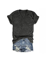 Load image into Gallery viewer, Minimalist Solid Color V-Neck T-Shirt Women N6E140