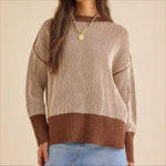 Load image into Gallery viewer, Rebel Embroidered Stripe Pullover Women N5A869