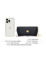 Load image into Gallery viewer, Genuine Leather Vintage Sunglasses Case Women N6B202