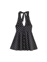 Load image into Gallery viewer, Polka Dot Halter Backless Dress Women Slim Fit N6F196
