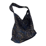 Load image into Gallery viewer, Denim Leopard Tote Bag Women Large Capacity Commuter S5P814