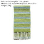 Load image into Gallery viewer, 20% Wool Blend Color Block Scarf Women S5P681