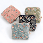 Load image into Gallery viewer, Patterned Fabric Travel Jewelry Organizer N6K102
