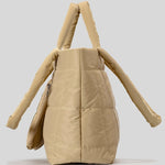 Load image into Gallery viewer, Diamond Quilted Puffer Tote Bag Women S5P807