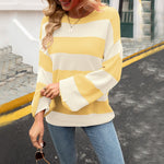 Load image into Gallery viewer, Striped Knit Sweater Women Loose Casual Oversized N5A911
