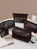 Load image into Gallery viewer, Heart Mesh Makeup Pouch Large Capacity Women N6B150