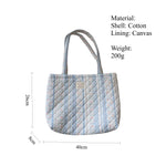 Load image into Gallery viewer, Floral Quilted Cotton Tote Bag Dual Strap System S5P356