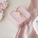 Load image into Gallery viewer, Jacquard Embossed PU Jewelry Organizer Single Layer S5P397