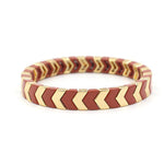 Load image into Gallery viewer, Arrow Beads Bracelet Tribal Enamel Elastic Adjustable S5P049
