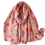 Load image into Gallery viewer, Gilded Polka Dot Satin Weave Wrap M5A265