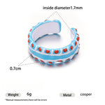 Load image into Gallery viewer, namel Dome Ring Women Light Stackable Adjustable S5P881