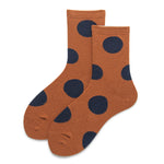 Load image into Gallery viewer, Vintage Large Polka Dot Over-the-Knee Socks Women N6H013