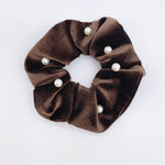 Load image into Gallery viewer, Velvet Pearl Big Scrunchie Women High Elasticity N6H193
