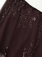 Load image into Gallery viewer, High Waist A Line Sequin Midi Skirt Multi Color Women N6A038