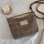 Load image into Gallery viewer, Fine Grid Pattern Clutch Bag Women Cosmetic Purse S5P650