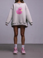 Load image into Gallery viewer, Little Yellow Duck Print Hoodie Women Multiple Colors N5A551