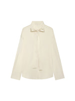 Load image into Gallery viewer, Bow Tie Scarf Loose Blouse Women Long Sleeve N6H124