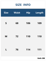 Load image into Gallery viewer, Blue Stripe Wide Leg Pants Women Office Straight N5A821