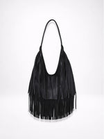 Load image into Gallery viewer, Shoulder Tote Bag with Fringe Women N6C226