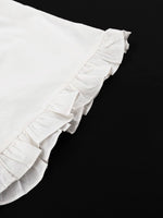 Load image into Gallery viewer, Long Sleeve Ruffle Sleeve Shirt High Waist Shorts Set N6D108