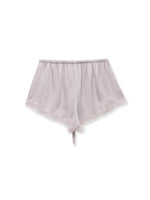 Load image into Gallery viewer, Lace Trim Satin Shorts Women Casual Midi N6F210