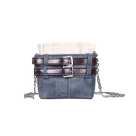 Load image into Gallery viewer, Suede Chain Crossbody Bag Horizontal Rectangle S5P342