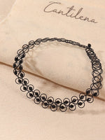 Load image into Gallery viewer, Tattoo Like Invisible Adjustable Choker Necklace N6A226