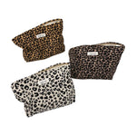 Load image into Gallery viewer, Leopard Print Canvas Zipper Organizer Horizontal S5P367