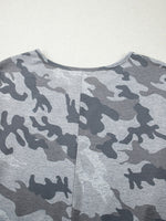 Load image into Gallery viewer, Camouflage Print Round Neck T Shirt Women N6B094
