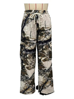 Load image into Gallery viewer, Heavy Duty Elastic Camouflage Cargo Pants Women N6B092