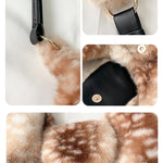 Load image into Gallery viewer, Women's Plush Large Tote Shoulder Bag N6J178