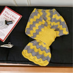 Load image into Gallery viewer, Wave Stripe Knit Scarf Women Wool Blend N6H311