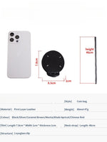 Load image into Gallery viewer, Genuine Leather Neck Lanyard Magnetic Sunglasses Clip N6B188