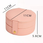 Load image into Gallery viewer, Portable Multi layer Jewelry Organizer Box Travel S5P832