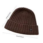 Load image into Gallery viewer, 100 Percent Wool Solid Color Knit Beanie N6K285